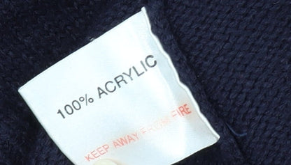 P.G. Field Men's Black XL V-Neck Pullover Jumper