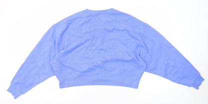 DKNY Women's Blue XS Pullover Sweatshirt