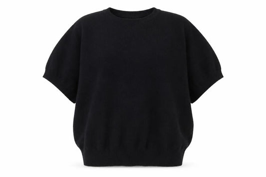 Johnstons Women's Black Wool Jumper Size 12
