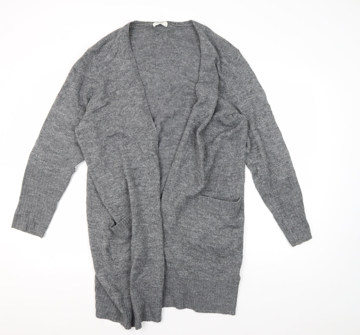 Womens UK Size XL Jacqueline de Yong Grey Cardigan Jumper