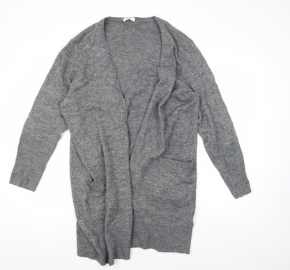 Womens UK Size XL Jacqueline de Yong Grey Cardigan Jumper