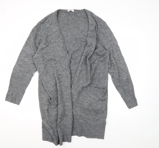 Womens UK Size XL Jacqueline de Yong Grey Cardigan Jumper