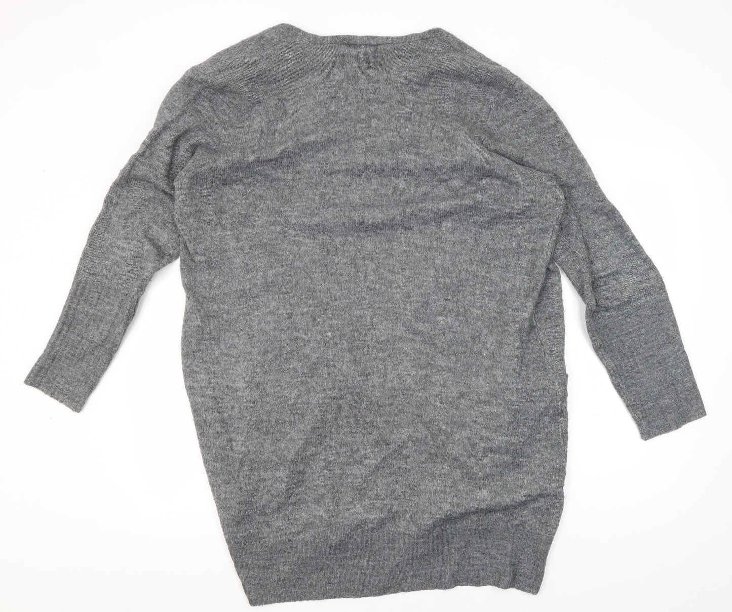 Womens UK Size XL Jacqueline de Yong Grey Cardigan Jumper