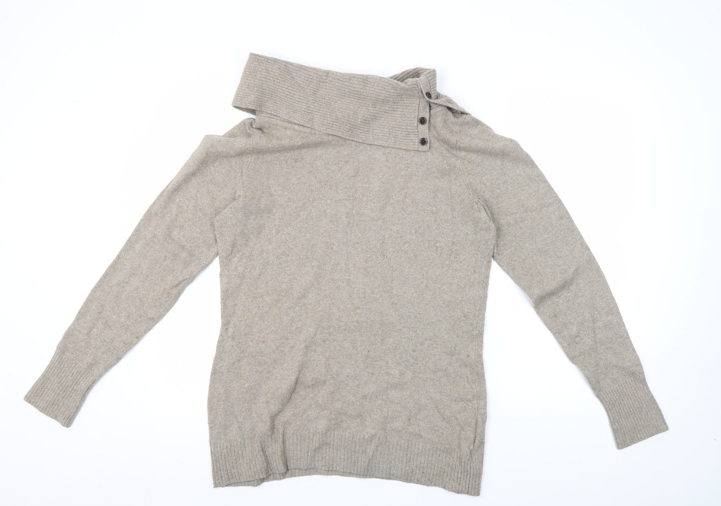 Gap Beige Men's Pullover Jumper, Large, High Neck