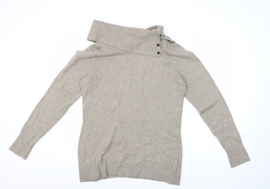 Gap Beige Men's Pullover Jumper, Large, High Neck