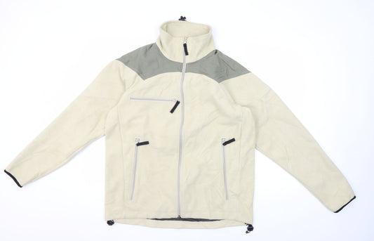 Mens UK Size M Crane Sports Beige Soft Shell