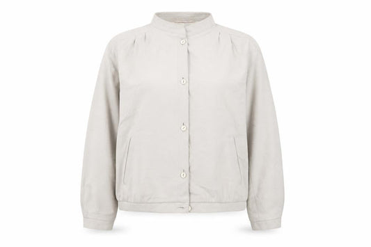Womens UK Size 14 St Michael Beige Bomber Jacket