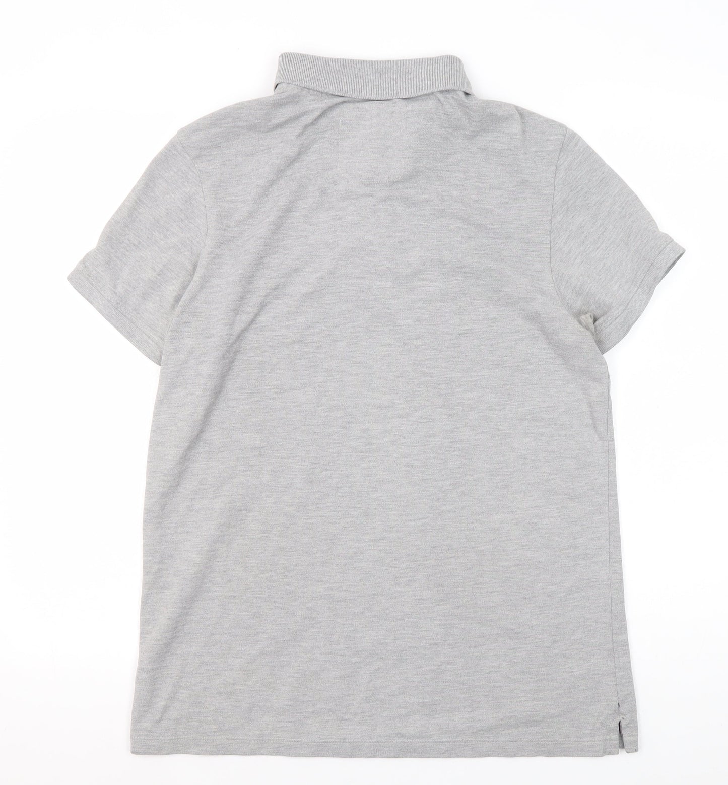 Jasper Conran Men's Grey Polo Shirt M Short Sleeve