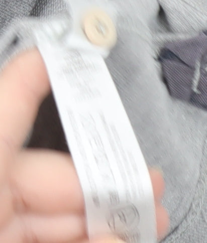 Jasper Conran Men's Grey Polo Shirt M Short Sleeve