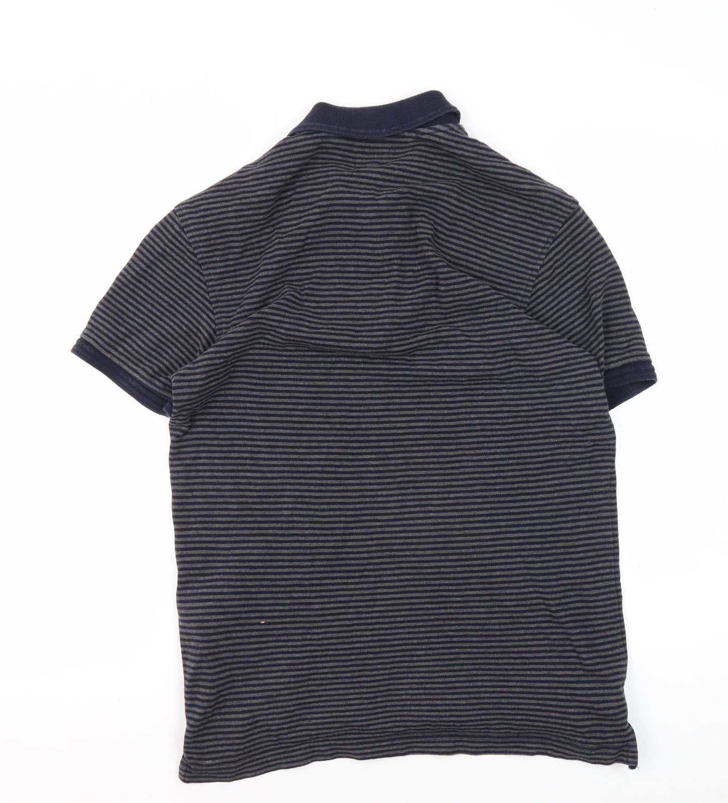 Levi's Men's Blue Striped Polo Shirt S