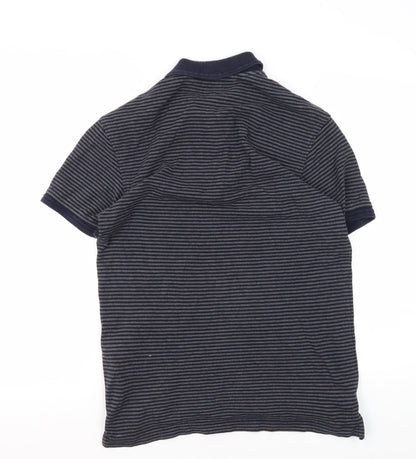 Levi's Men's Blue Striped Polo Shirt S