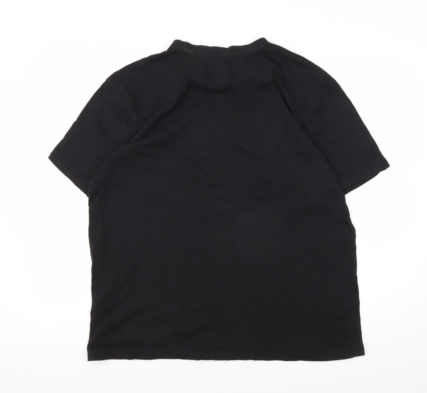 Netflix Stranger Things 2XL Black Hellfire T-Shirt Unisex
