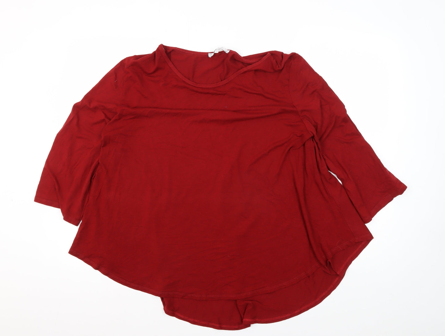 Womens UK Size 20 Lakeland Red Basic T-Shirt