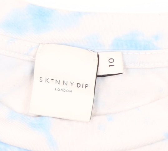 Skinnydip Women's Multicoloured Cropped T-Shirt