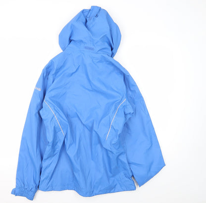 Unisex Adults UK Size S Regatta Blue Rain Coat