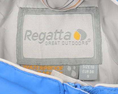 Unisex Adults UK Size S Regatta Blue Rain Coat