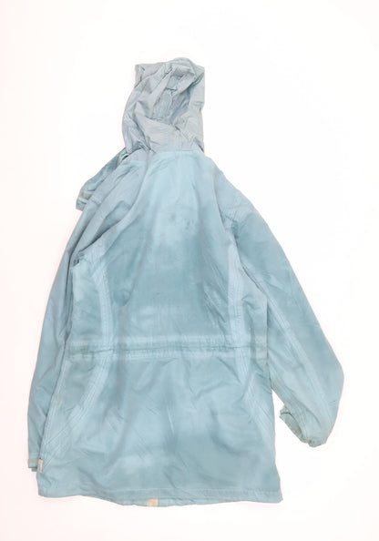 Womens UK Size 10 Regatta Blue Parka Coat