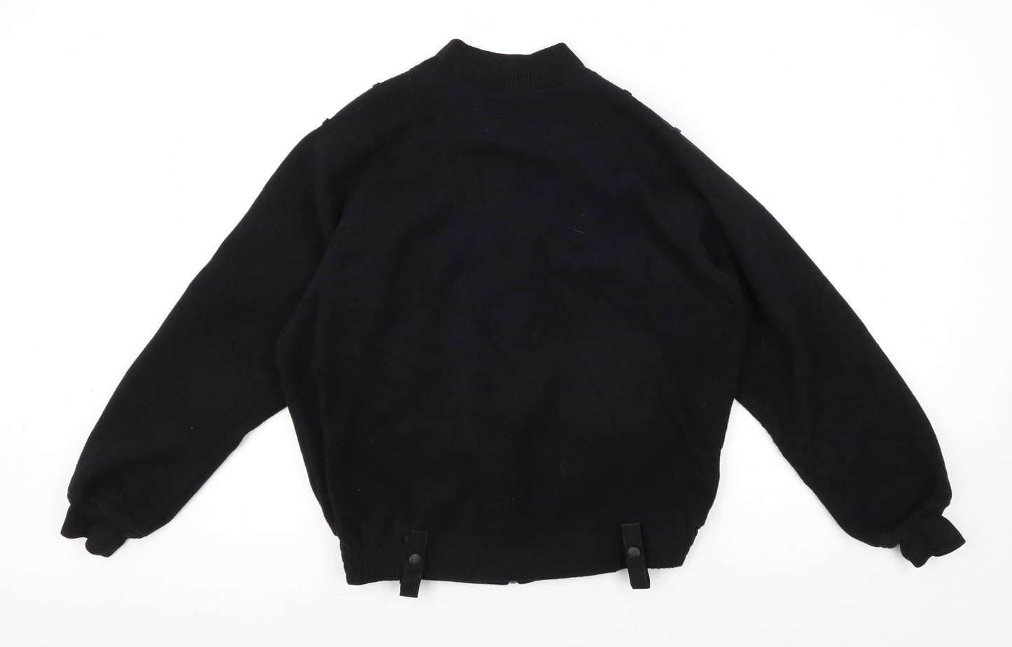 Mens UK Size S Feuchter Black Bomber Jacket