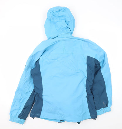 Womens UK Size S Trespass Blue Parka Coat