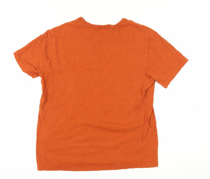 Mens UK Size M Champion Orange  T-Shirt