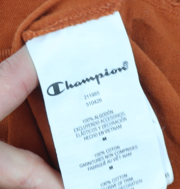 Mens UK Size M Champion Orange  T-Shirt