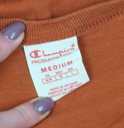 Mens UK Size M Champion Orange  T-Shirt