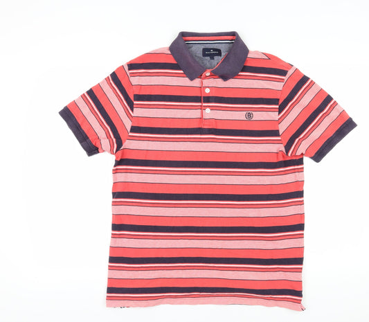 Marks & Spencer Men's Multicoloured Striped Polo