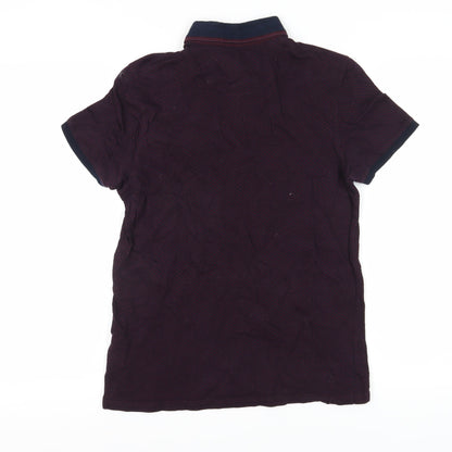 Ted Baker Men's Red Polo Shirt Size S, Short Sleeve