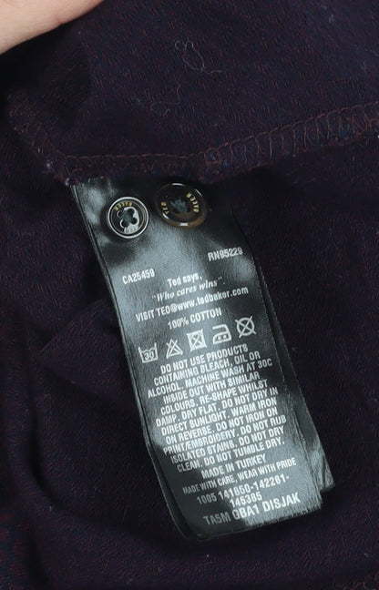 Ted Baker Men's Red Polo Shirt Size S, Short Sleeve