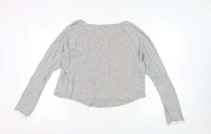 Womens UK Size S Reebok Grey Basic T-Shirt
