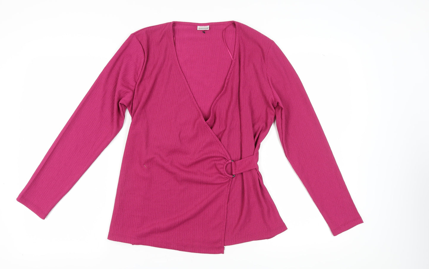 Damart Pink Women's Wrap Blouse Size 10/12