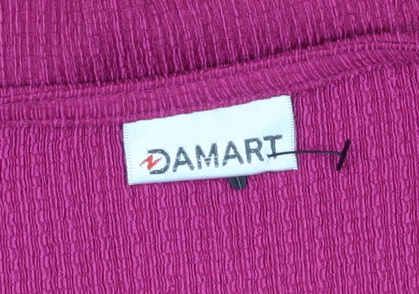 Damart Pink Women's Wrap Blouse Size 10/12