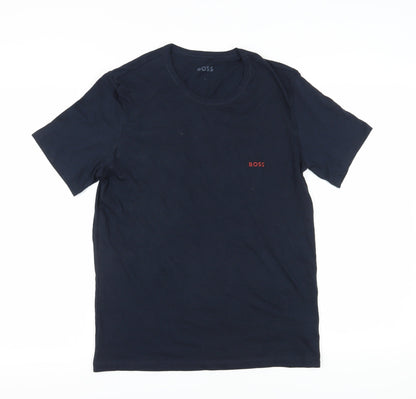 Mens UK Size L Boss Blue  T-Shirt