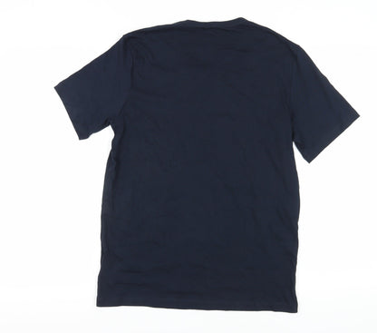Mens UK Size L Boss Blue  T-Shirt