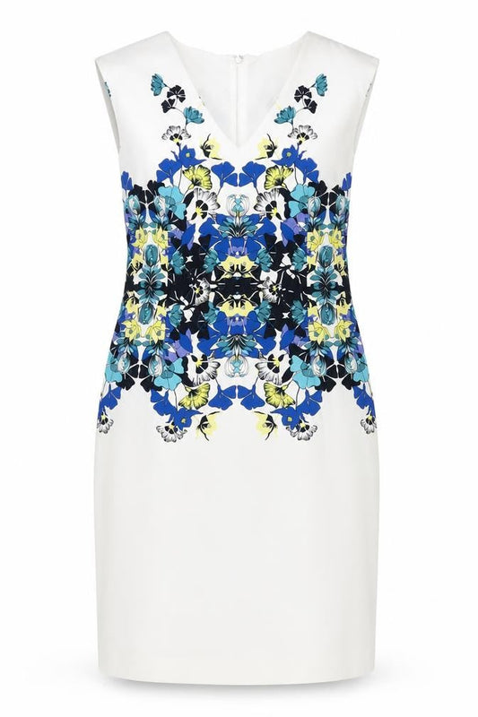 Front view of Linea Women's Multicoloured Sheath Dress, size 12
