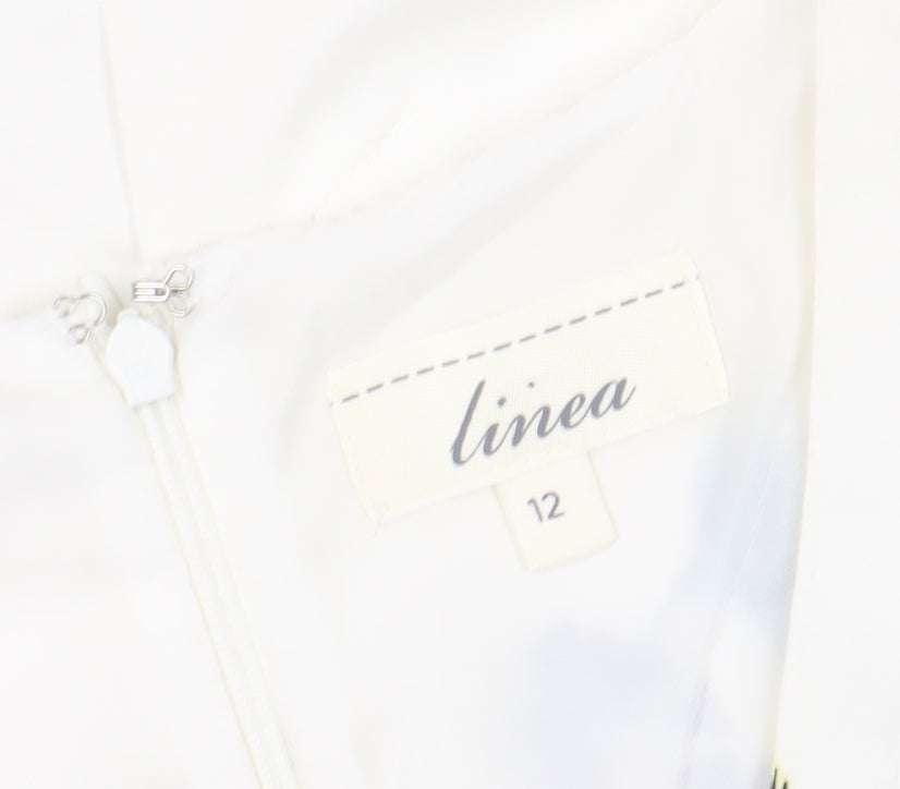 Linea Women's Multicoloured Sheath Dress Size 12