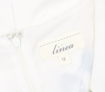 Linea Women's Multicoloured Sheath Dress Size 12