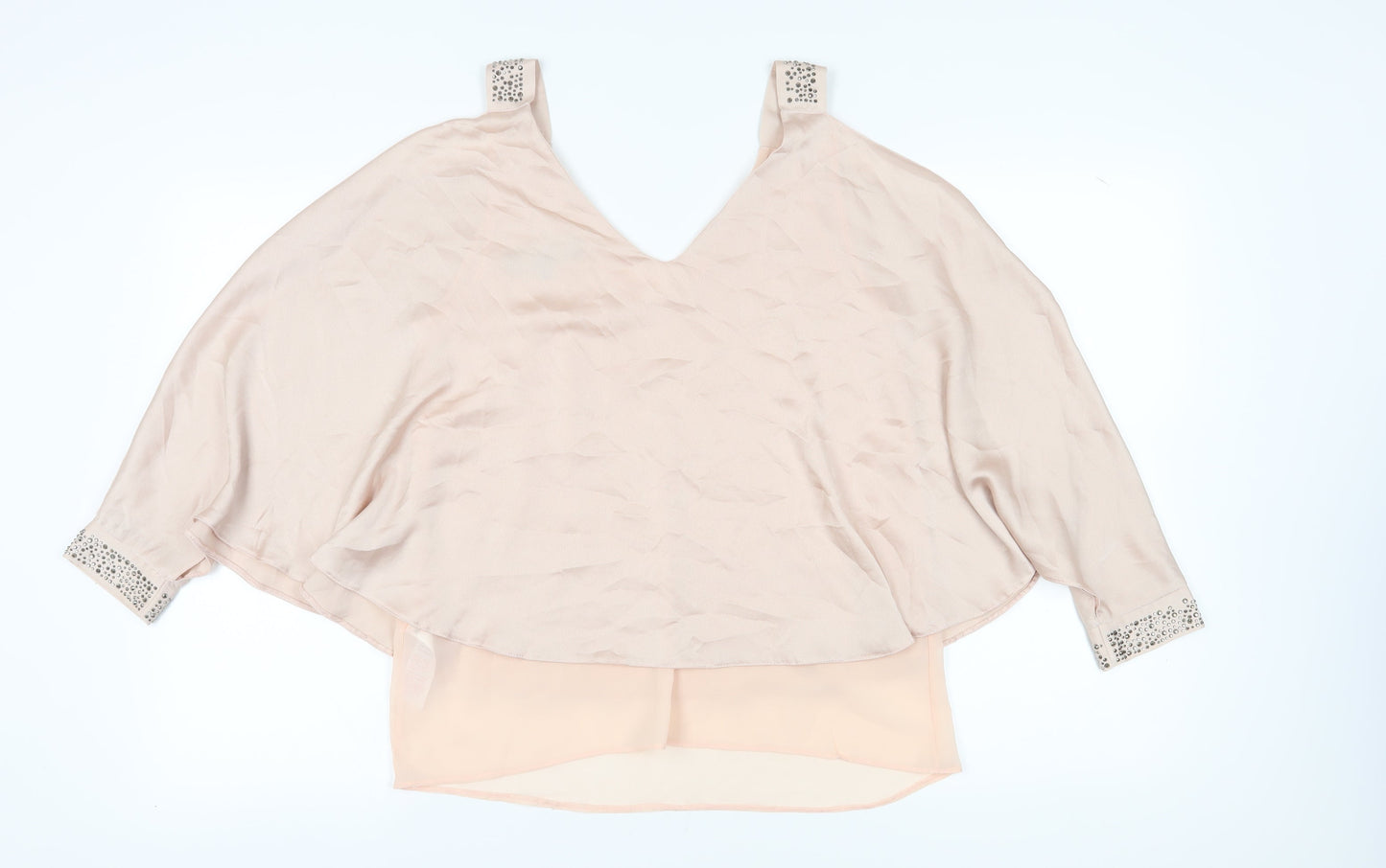 Womens UK Size M Star by Julien Macdonald Beige Camisole Blouse