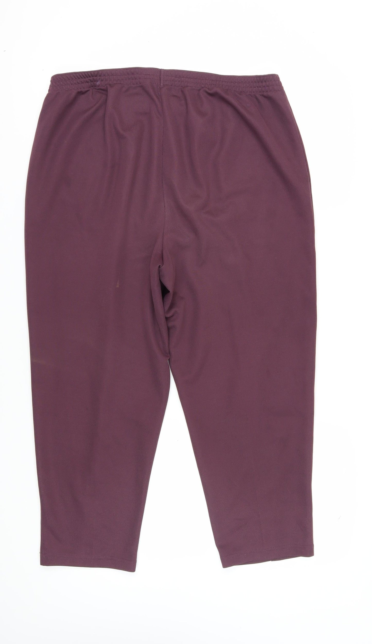 Womens UK Size 20 Julipa Relaxed Fit  Purple Trousers