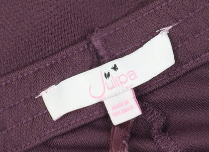 Womens UK Size 20 Julipa Relaxed Fit  Purple Trousers