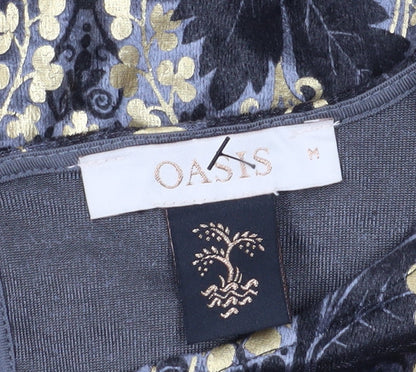 Oasis Women's Floral Sheath Dress M Multicoloured