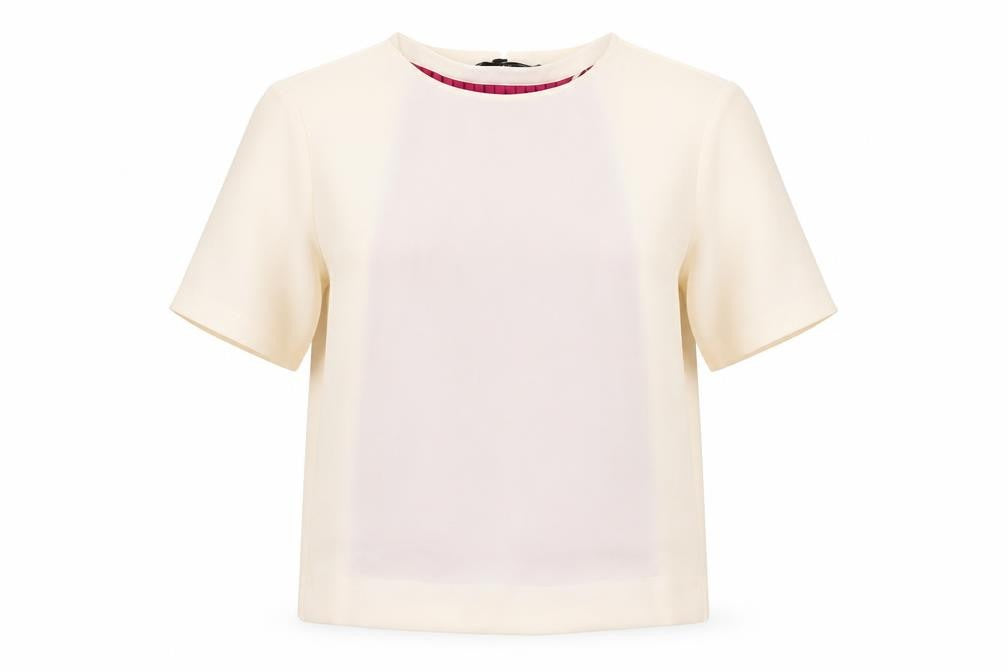Womens UK Size 10 Marks and Spencer Ivory  Blouse