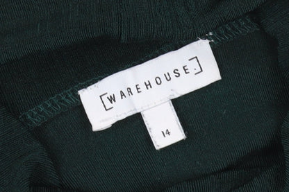 Womens UK Size 14 Warehouse Green  T-Shirt