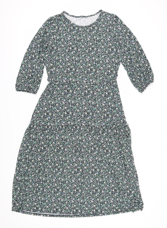 Marks and Spencer Women's Floral A-Line Midi Dress