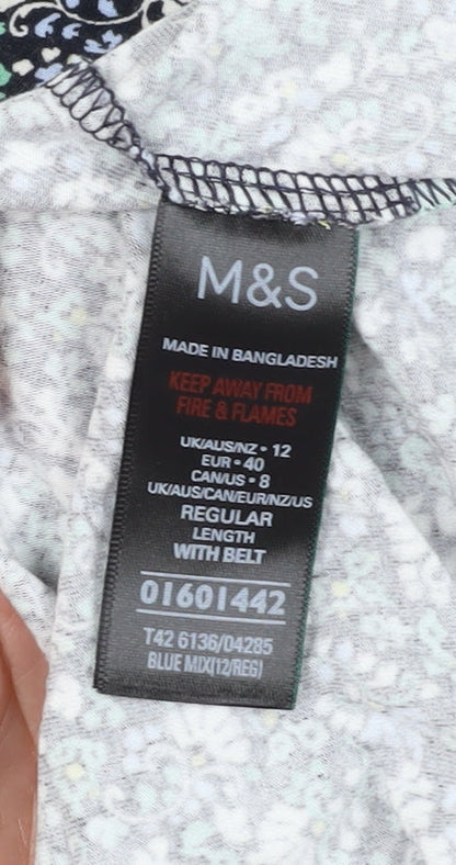 Marks and Spencer Women's Floral A-Line Midi Dress