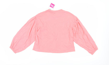 Marks and Spencer Girls Pink Barbie T-Shirt 10-11Y