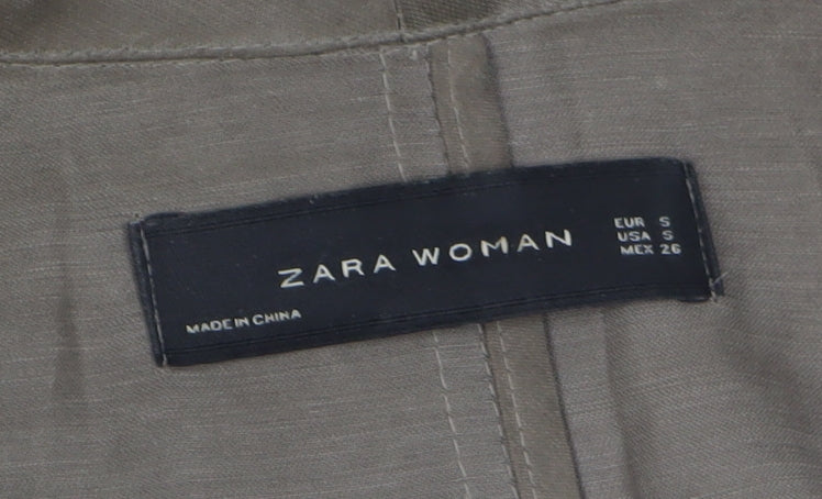 Womens UK Size 8 Zara Brown Casual
