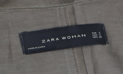 Womens UK Size 8 Zara Brown Casual