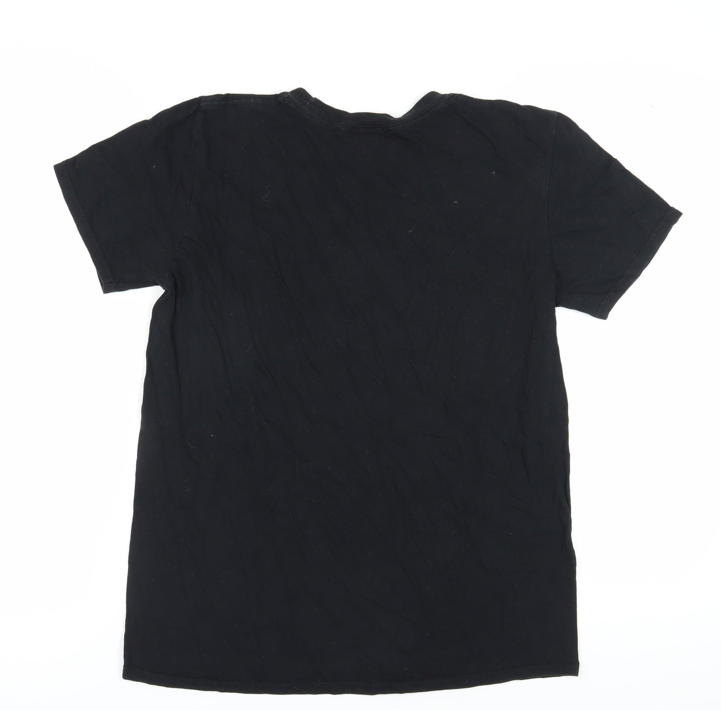 Unisex Adults UK Size M Friends Black Basic T-Shirt