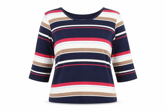 Womens UK Size 18 Marks and Spencer Multicoloured Basic T-Shirt